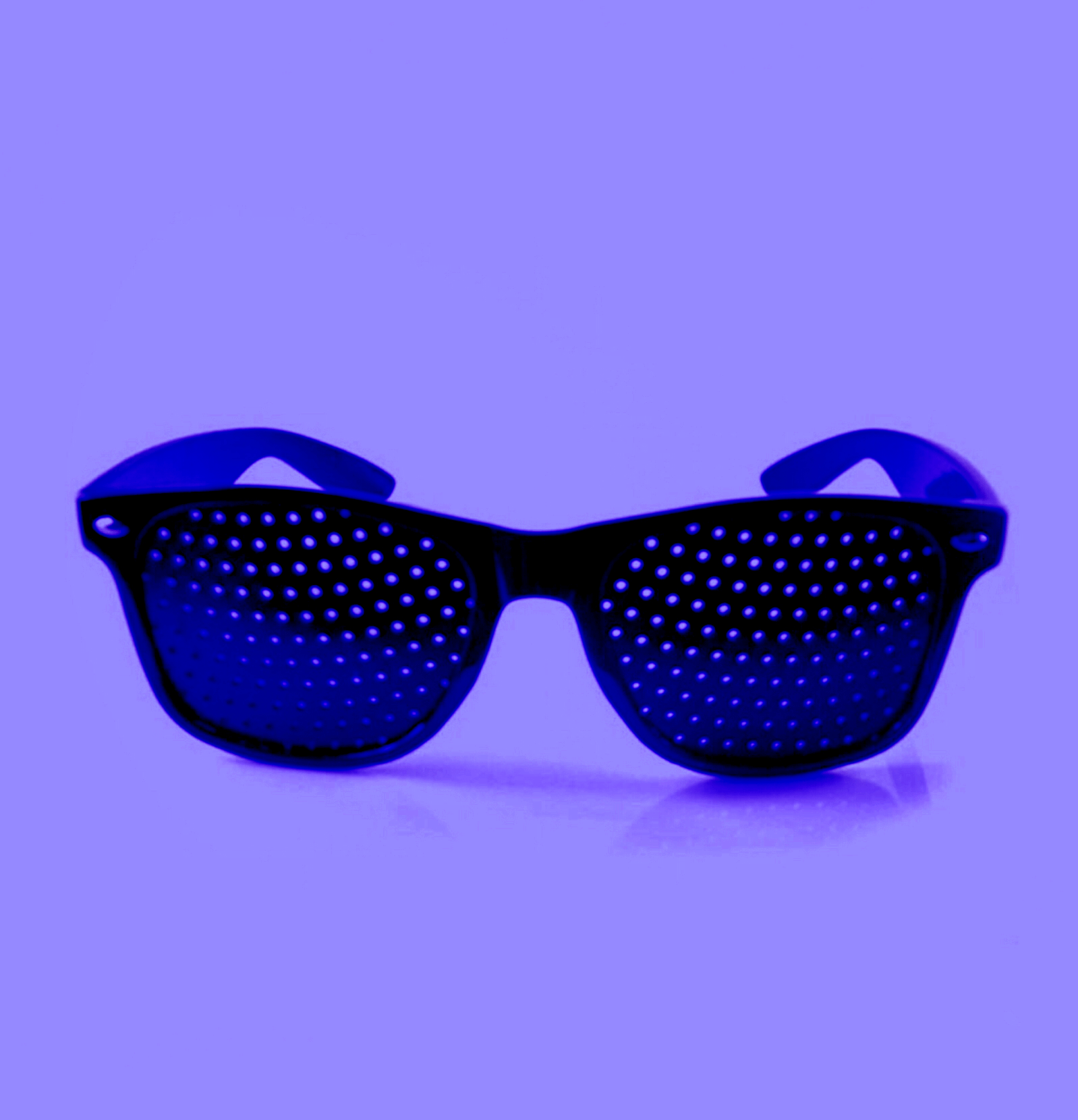 Glasses with holes in them sales